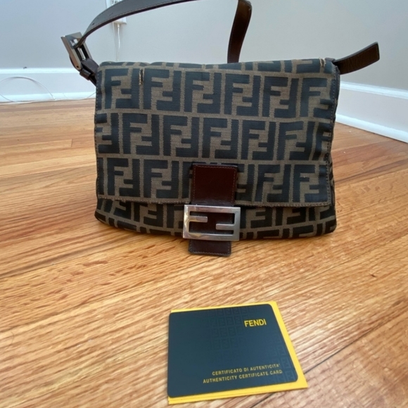 Vintage Fendi Zucca Mamma Baguette Rare Find!! - Picture 4 of 12
